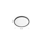 Inlight Πλαφονιέρα οροφής LED 24W 3CCT (by switch on base) σε ασημί απόχρωση D:30x2,5cm (42036-D-Silver) - Image 2