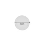 Inlight Επιτοίχιο Φωτιστικό Γύψινο Λευκό LED 8W 3000K – Backlight 25 cm (43052-White) - Image 2