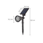 it-Lighting Amistad-LED 2W RGB Solar Spike Light in Black Color (80204910S) - Image 2
