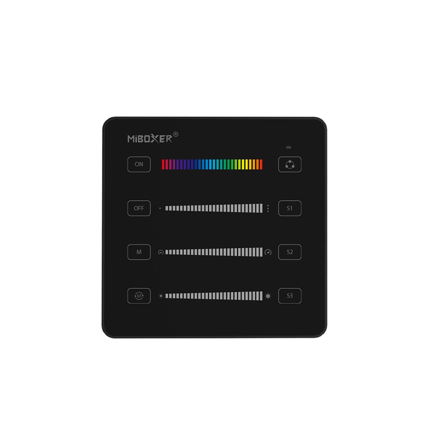 A-B6-B.jpg ΤΗΛΕΧΕΙΡΙΣΤΗΡΙΟ B6 SPI ΓΙΑ LED ΤΑΙΝΙΑ ACA A-B6-B ΜΑΥΡΟ IP20 - Image 1