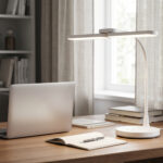 ΦΩΤΙΣΤΙΚΟ ΓΡΑΦΕΙΟΥ LED ACA BL1043BK ΜΑΥΡΟ 8W CCT 3000K/3800K/5700K 300LM - Image 2