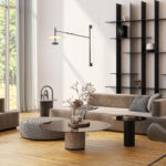 Επιτοίχιο Φωτιστικό LED ACA Maison OKN5013WBK Αμμώδες Μαύρο 9W 3000K 310lm - Image 2