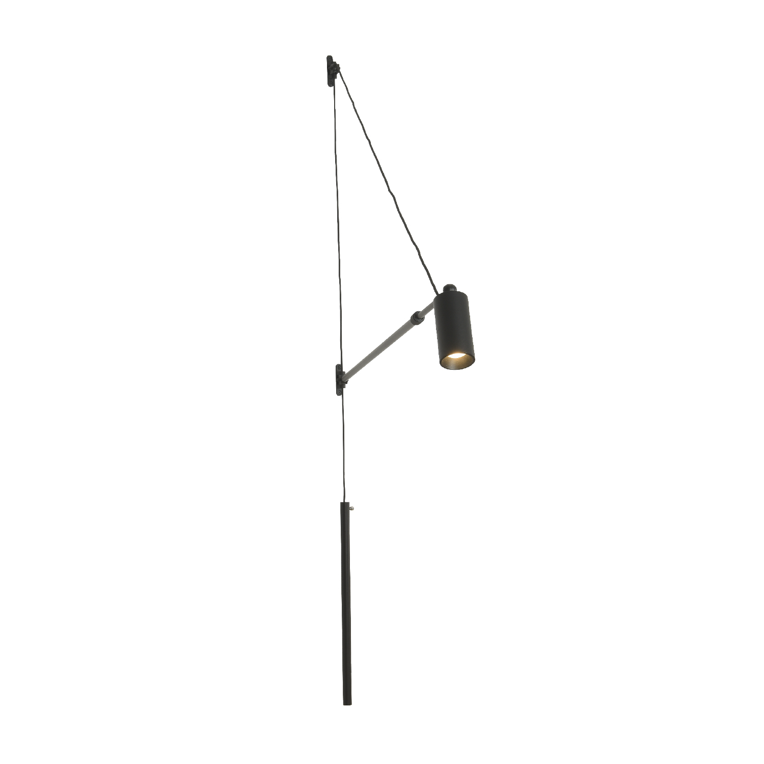 OKN5014WBK.jpg Επιτοίχιο Φωτιστικό LED ACA Bella OKN5014WBK Αμμώδες Μαύρο 6W 3000K 430lm - Image 1