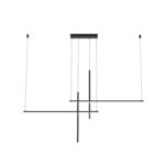 Κρεμαστό Φωτιστικό LED ACA Chiara OKN9600B36 Αμμώδες Μαύρο 36W 3000K 1700lm