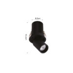 Inlight Downlight σποτ 10W 3CCT σε λευκή και μαύρη απόχρωση (X00180WB) - Image 2