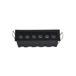 Inlight Downlight σποτ 6*3W 3CCT σε μαύρη απόχρωση (X00200B)