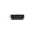 Inlight Downlight σποτ 6*3W 3CCT σε μαύρη απόχρωση (X00200B) - Image 2