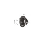 Inlight Downlight σποτ GU10 σε μαύρη απόχρωση (X00310B) - Image 2