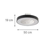 it-Lighting Chilko Ανεμιστήρας Οροφής LED με App Control & 3CCT | Γκρι (101000330) - Image 2
