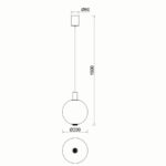 ΜΟΝΟΦΩΤΟ-ΚΡΕΜΑΣΤΟ ΦΩΤΙΣΤΙΚΟ-ΚΩΔ. VENUS-1-RD - Image 2
