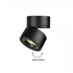 InLight Φωτιστικό Σποτ Οροφής LED 15W, 3CCT, Μαύρο, D:10x10,7cm (9095-Black)
