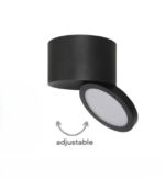 InLight Φωτιστικό Σποτ Οροφής LED 7W, 3CCT, Μαύρο, 100°, 8,7x6cm (9088-Black)