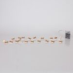 ΣΕΙΡΑ, 20 MINI LED, ΑΓΙΟΣ ΒΑΣΙΛΗΣ ΜΕ ΑΕΡΟΠΛΑΝΟ, ΜΠΑΤΑΡΙΑΣ 3xAA, ΧΡΟΝΟΔΙΑΚΟΠΤΗ, ΑΣΗΜΙ ΧΑΛΚΙΝΟ ΚΑΛΩΔΙΟ, ΘΕΡΜΟ ΛΕΥΚΟ LED ΑΝΑ 10cm, ΠΡΟΕΚΤΑΣΗ ΠΑΡΟΧΗΣ 30cm, IP20