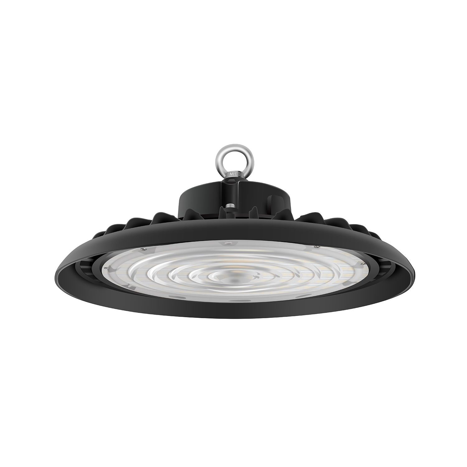 ASTREK15050AD.jpg ΦΩΤΙΣΤΙΚΟ ΚΑΜΠΑΝΑ LED SMD ACA ASTREK15050AD ΜΑΥΡΟ 100/120/150 W 5000K 150LM/W DIM 1-10V 90° IP65 IK08 Ø299X139MM - Image 1