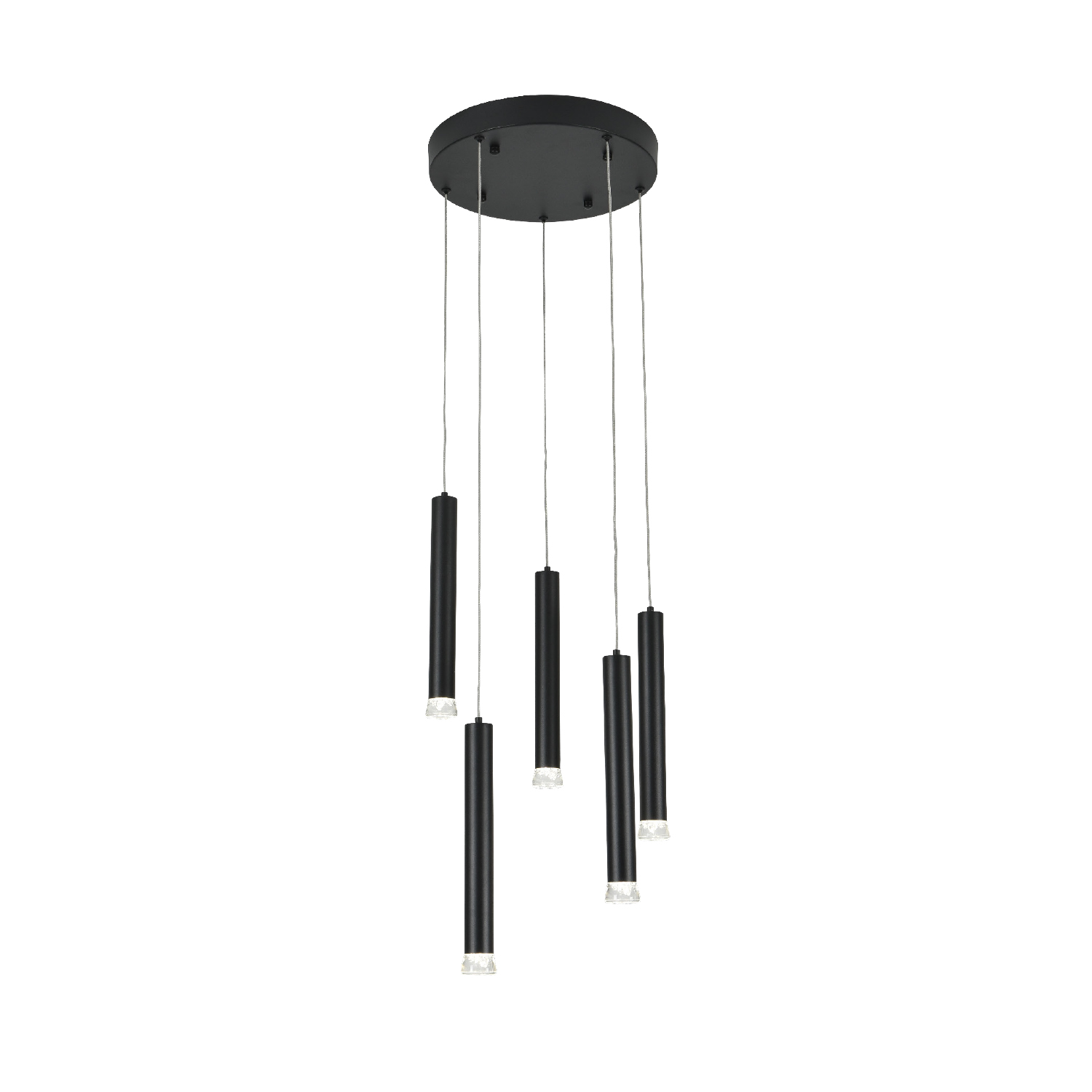 KY011NC255BK.jpg ΚΡΕΜΑΣΤΟ ΦΩΤΙΣΤΙΚΟ LED ACA KY011NC255BK RAPENZO ΑΜΜΩΔΕΣ ΜΑΥΡΟ ΑΛΟΥΜΙΝΙΟ 30W 2800K-3200K-4000K 1200LM IP20 Φ30ΜΜXH 300ΜΜX5PCS - Image 1