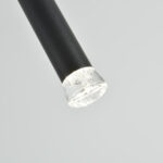 ΚΡΕΜΑΣΤΟ ΦΩΤΙΣΤΙΚΟ LED ACA KY011NC25BK RAPENZO ΑΜΜΩΔΕΣ ΜΑΥΡΟ ΑΛΟΥΜΙΝΙΟ 6W 2800K-3200K-4000K 240LM IP20 Φ30MMXH300MM - Image 2