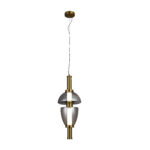 ΚΡΕΜΑΣΤΟ ΦΩΤΙΣΤΙΚΟ ACA HM24119A ΧΡΥΣΟ ΦΙΜΕ ΓΥΑΛΙ LED 15W 3000K-4000K-6000K IP20 D20XH120CM