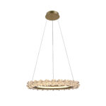 ΚΡΕΜΑΣΤΟ ΦΩΤΙΣΤΙΚΟ ACA HM251784G ΧΡΥΣΟ LED 36W 2700K-3000K-4000K IP20 D40XH120CM