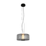 ΚΡΕΜΑΣΤΟ ΦΩΤΙΣΤΙΚΟ ACA HMD24153A ΜΑΥΡΟ ΔΙΑΦΑΝΕΣ LED 12W 3000K IP20 D36XH120CM