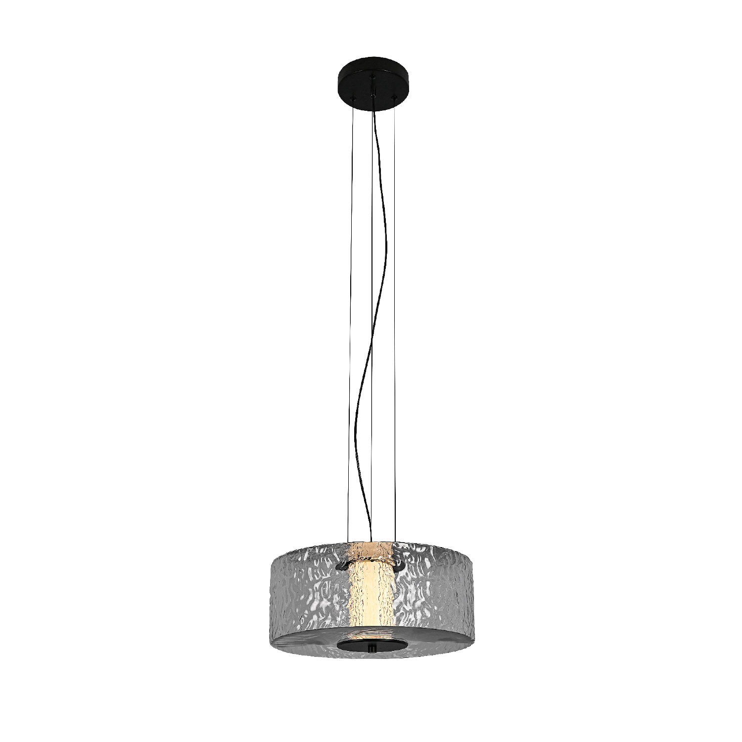 HMD24153A.jpg ΚΡΕΜΑΣΤΟ ΦΩΤΙΣΤΙΚΟ ACA HMD24153A ΜΑΥΡΟ ΔΙΑΦΑΝΕΣ LED 12W 3000K IP20 D36XH120CM - Image 1