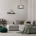 ΚΡΕΜΑΣΤΟ ΦΩΤΙΣΤΙΚΟ ACA HMD24153A ΜΑΥΡΟ ΔΙΑΦΑΝΕΣ LED 12W 3000K IP20 D36XH120CM - Image 2
