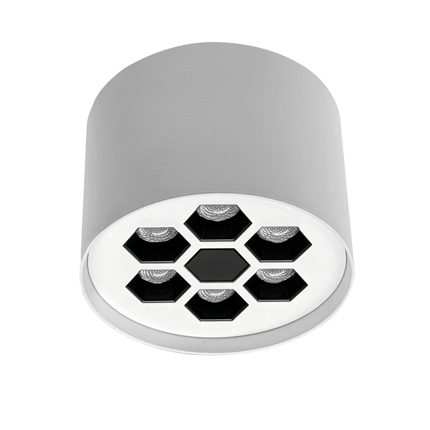 KYVAS640W.jpg ΚΥΨΕΛΩΤΟ ΦΩΤΙΣΤΙΚΟ ΟΡΟΦΗΣ 6W ΛΕΥΚΟ ΜΕ ΜΑΥΡΟ ΑΝΤΑΥΓΑΣΤΗΡΑ /Ra>80/780lm/4000K - Image 1
